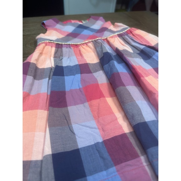 baby B'gosh Baby Girls‎ 100% Cotton Sleeveless Plaid Dress Multi 2T - Picture 4 of 12